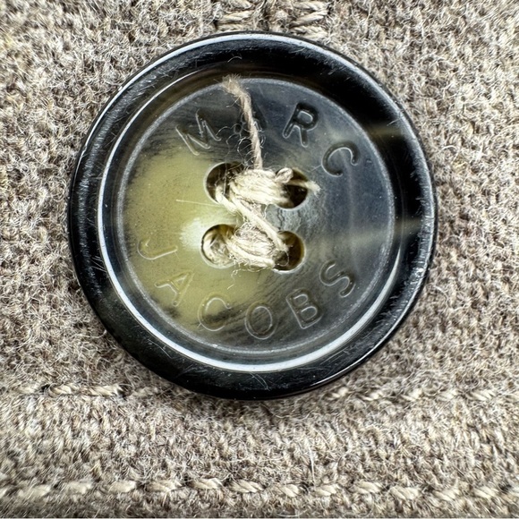 Marc by Marc Jacobs Grey Wool Wide Leg Trouser Pants Size 4 - Picture 8 of 14